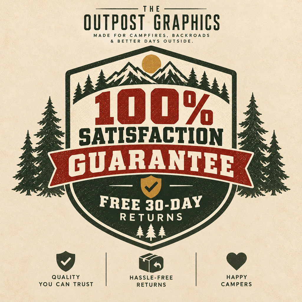 Merry Camping Christmas Graphic Tee — The Outpost Graphics product image
