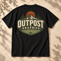 Outpost Mountain Badge T-Shirt — The Outpost Graphics product image