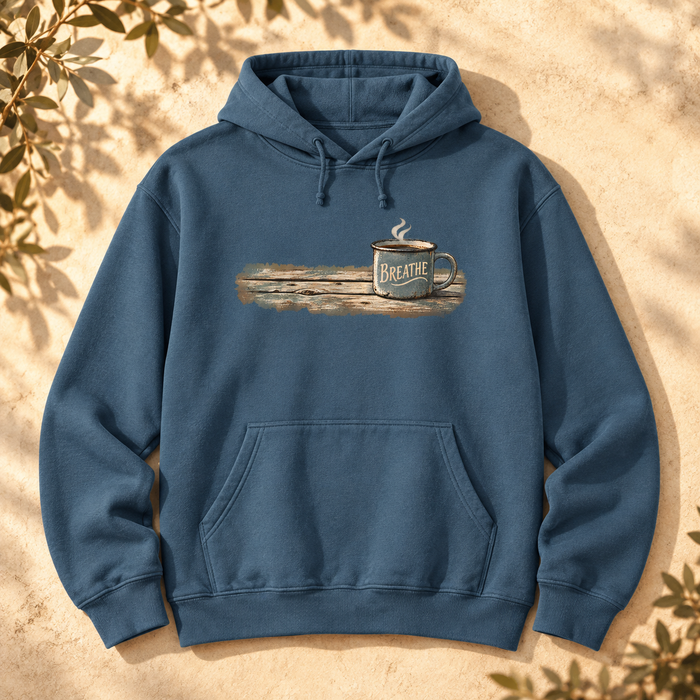 Breathe Coffee Mug Hoodie