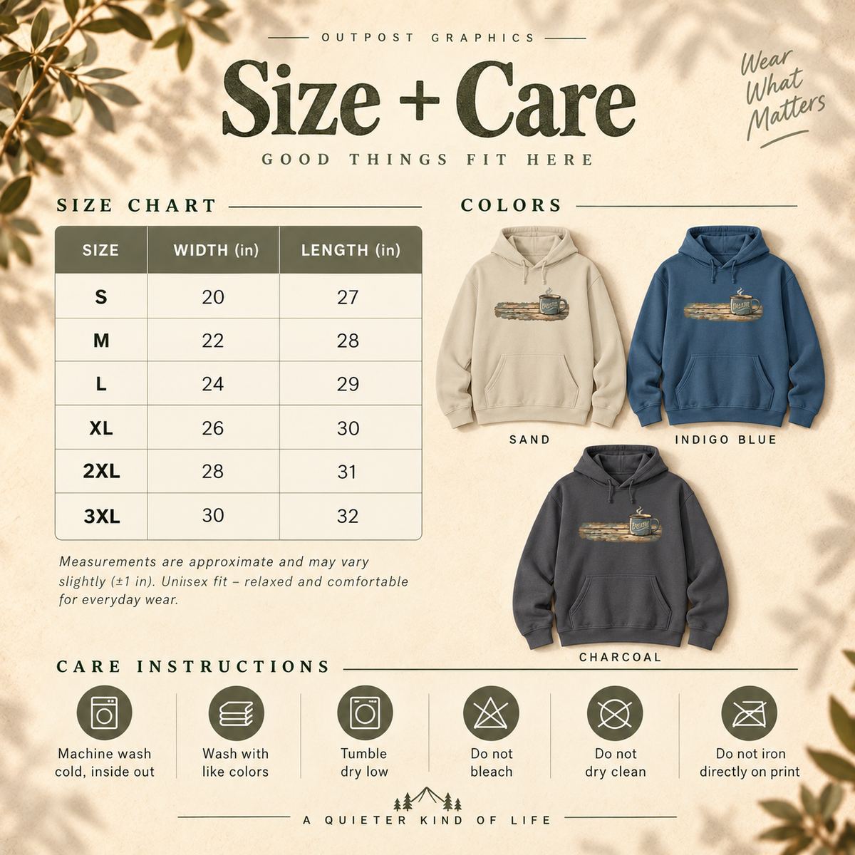 Breathe Coffee Mug Hoodie — The Outpost Graphics product image
