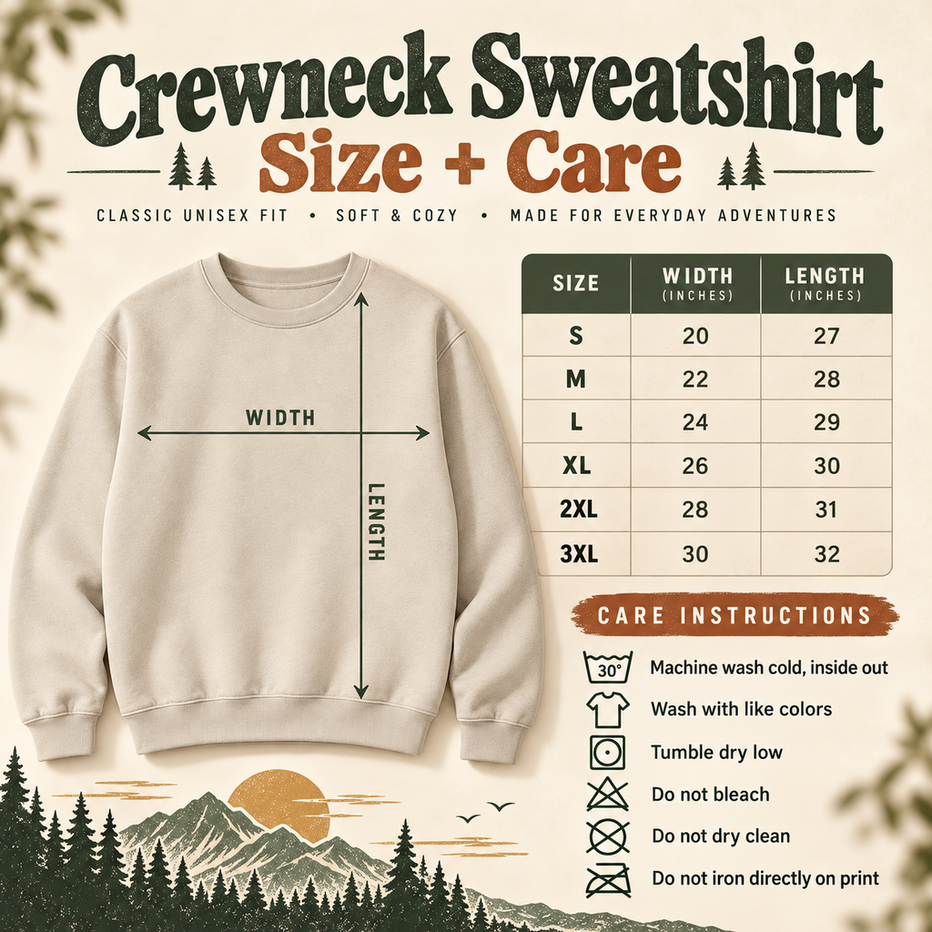 Go Where It's Quiet Paw Sweatshirt — The Outpost Graphics product image