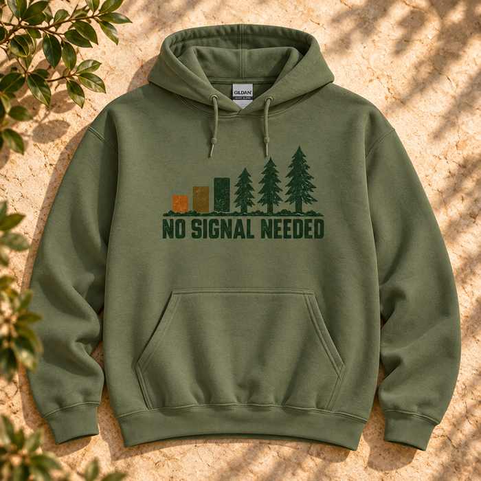No Signal Needed Hoodie