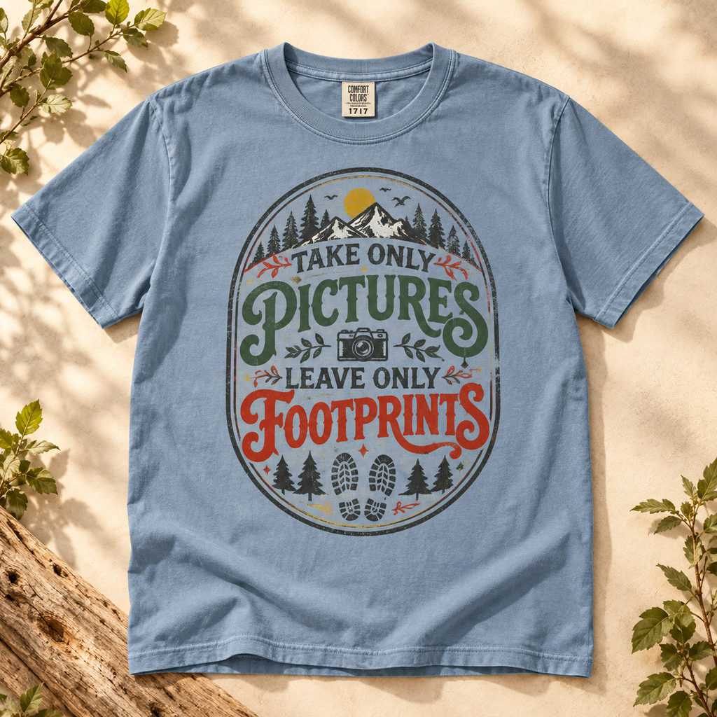 Take Only Pictures T-Shirt — The Outpost Graphics product image