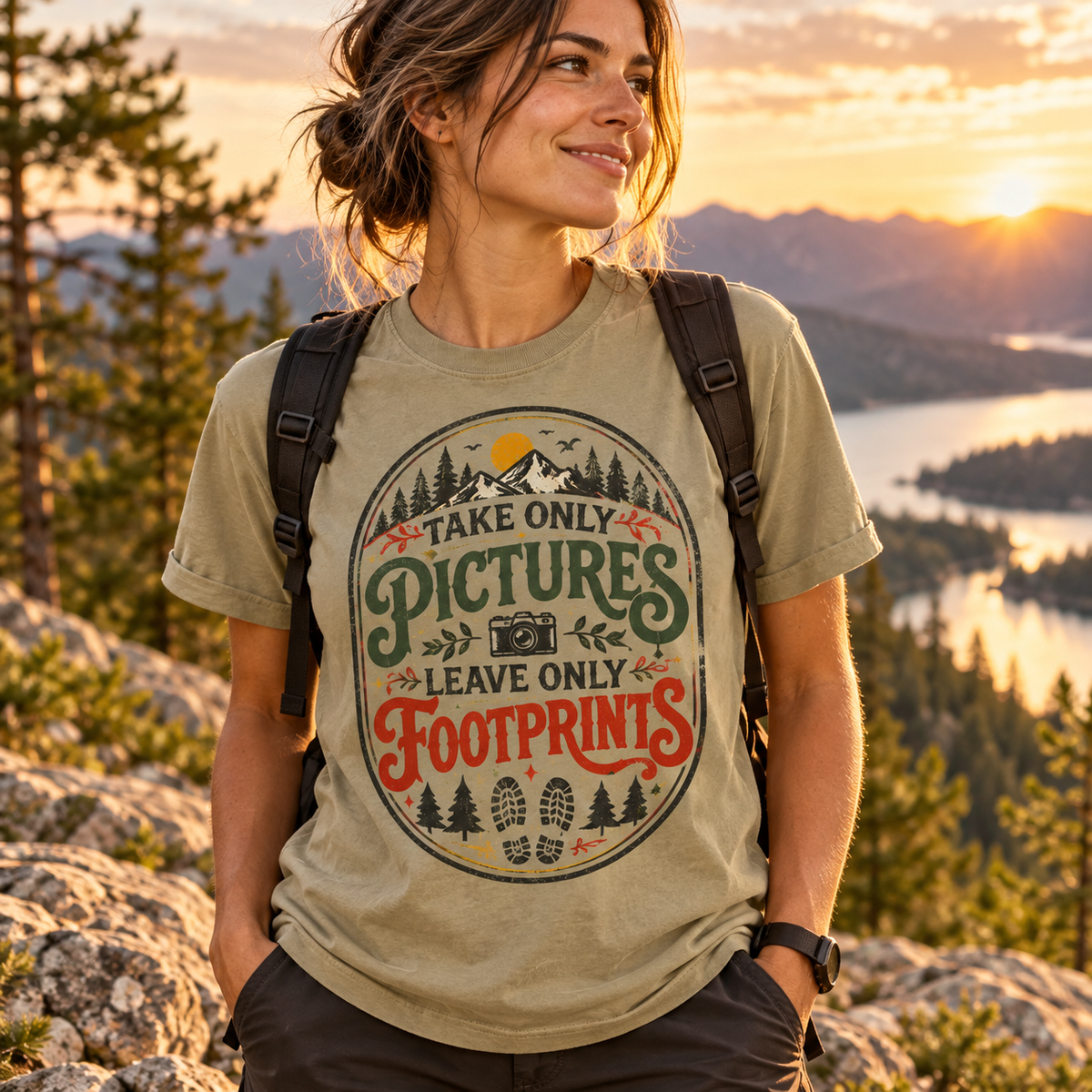Take Only Pictures T-Shirt — The Outpost Graphics product image