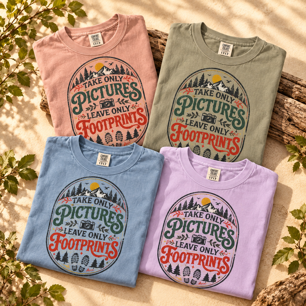 Take Only Pictures T-Shirt — The Outpost Graphics product image