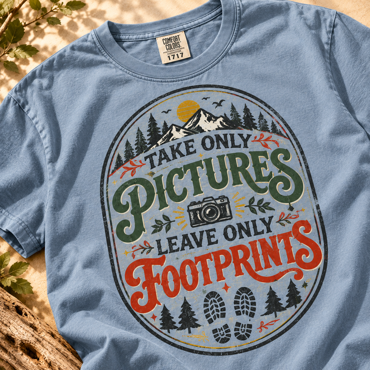 Take Only Pictures T-Shirt — The Outpost Graphics product image