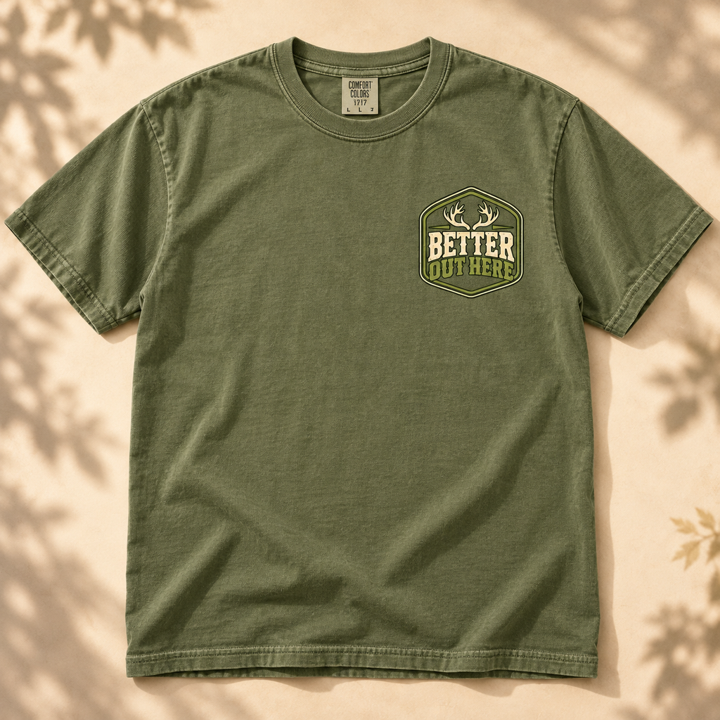Better Out Here T-Shirt — The Outpost Graphics product image