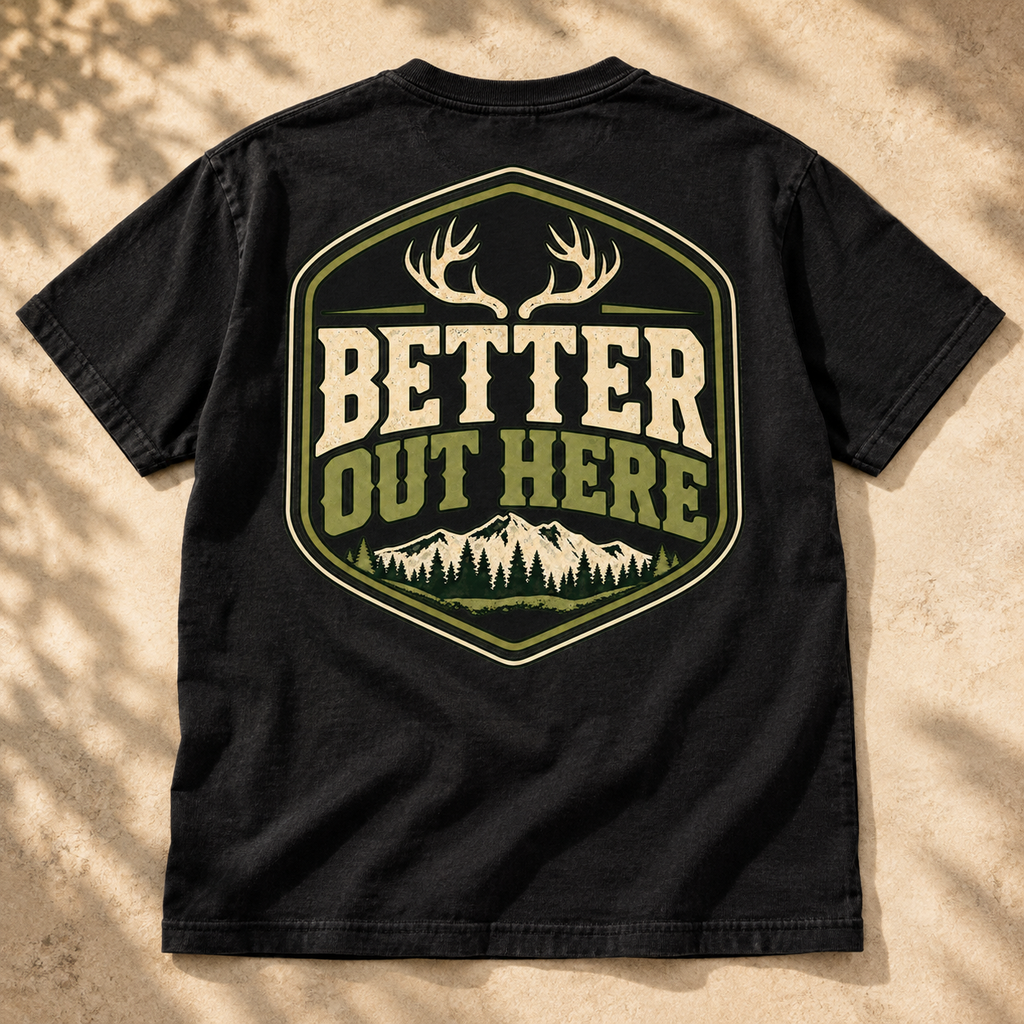 Better Out Here T-Shirt — The Outpost Graphics product image