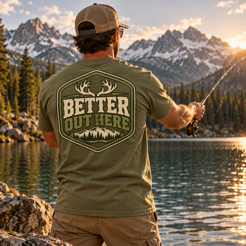 Better Out Here T-Shirt — The Outpost Graphics product image