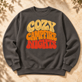 Cozy Campfire Nights Sweatshirt — The Outpost Graphics product image