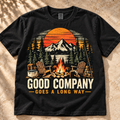 Good Company Camping T-Shirt — The Outpost Graphics product image