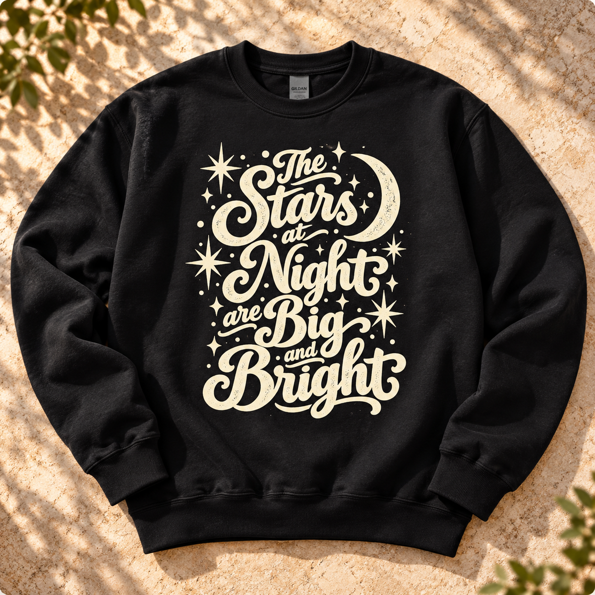 Stars at Night Texas Sweatshirt — The Outpost Graphics product image
