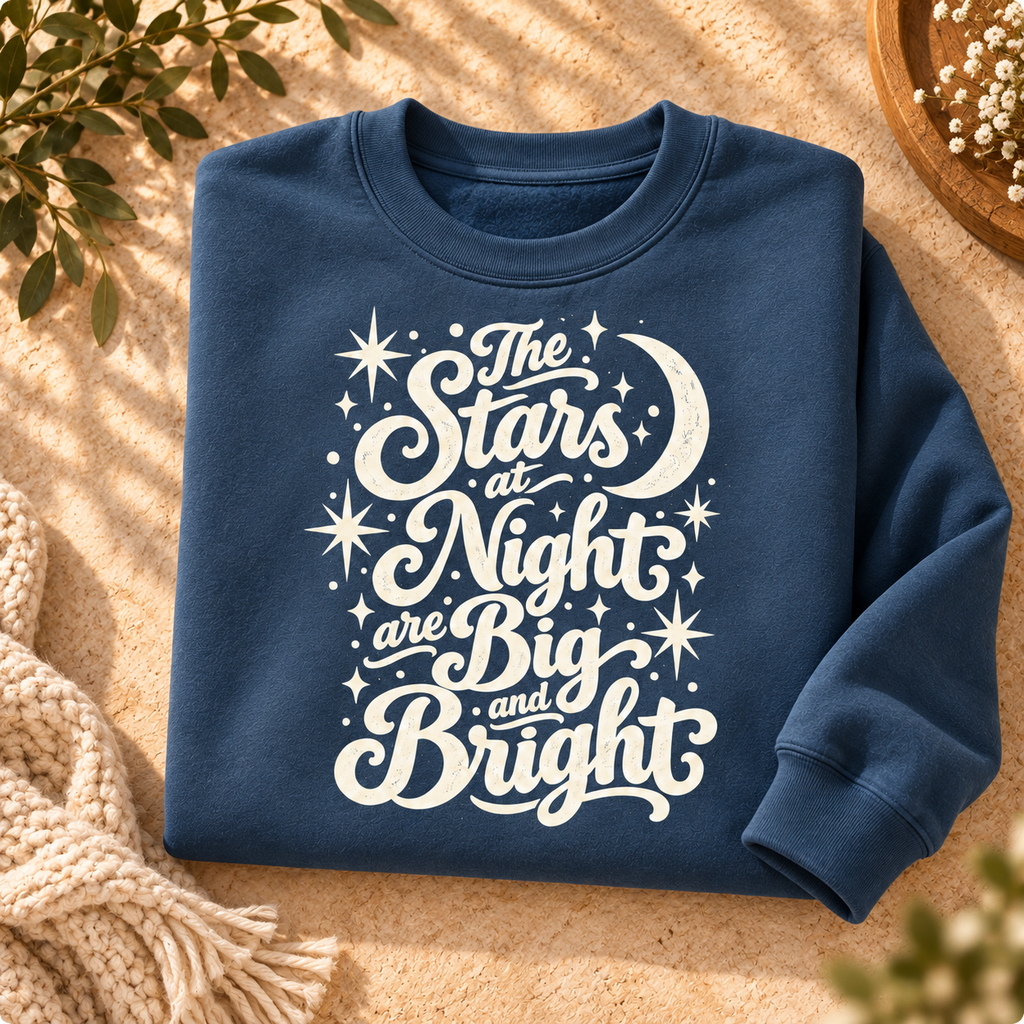 Stars at Night Texas Sweatshirt — The Outpost Graphics product image