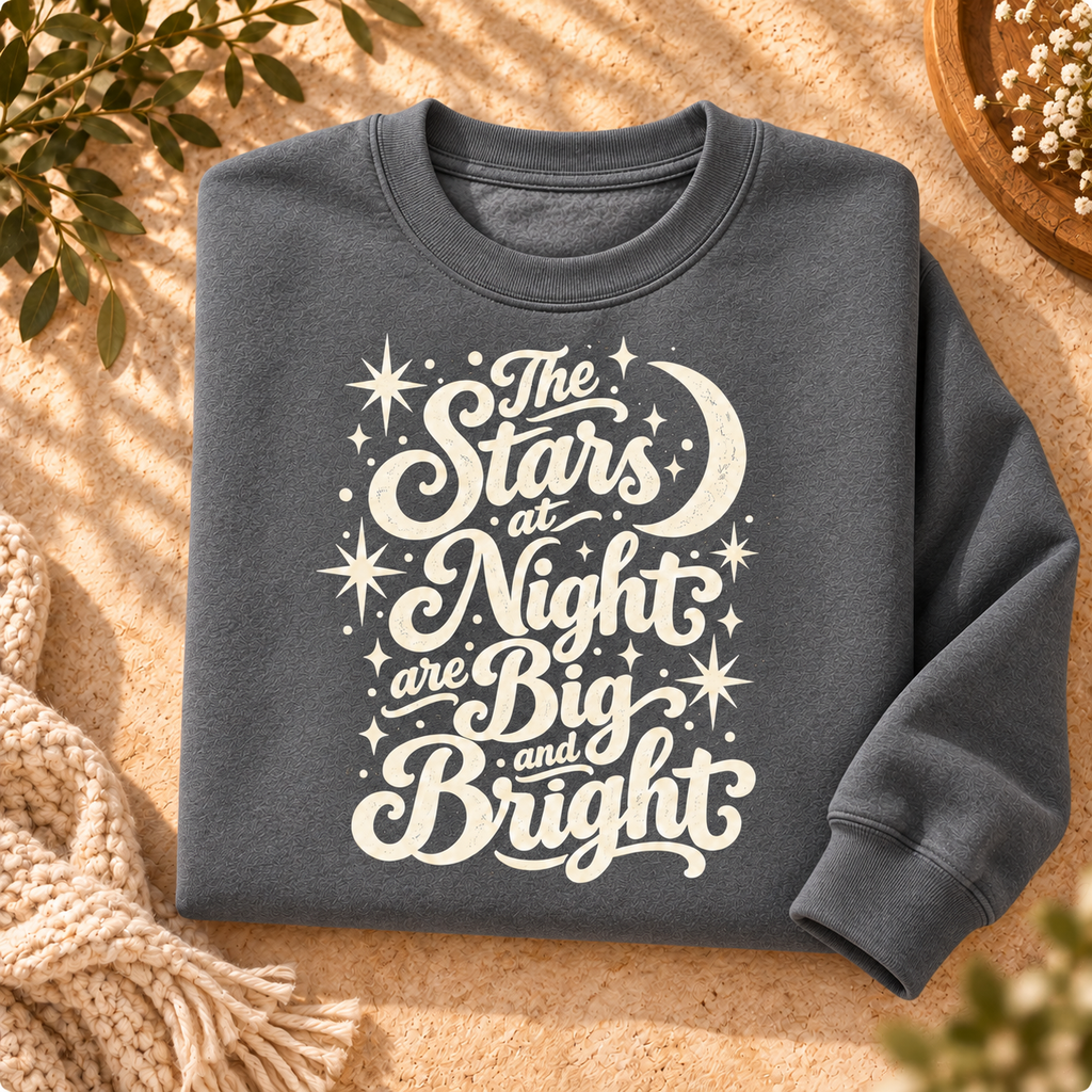 Stars at Night Texas Sweatshirt — The Outpost Graphics product image