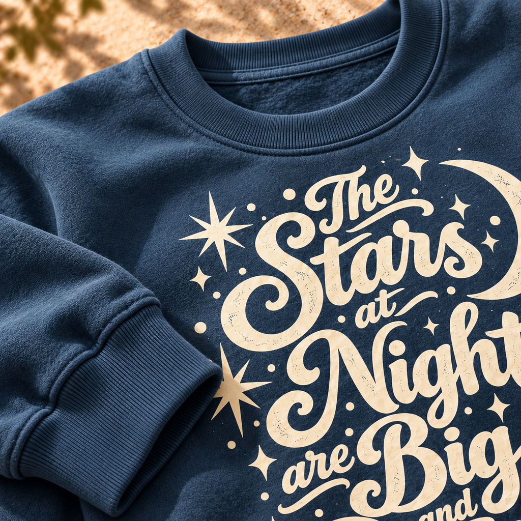 Stars at Night Texas Sweatshirt — The Outpost Graphics product image