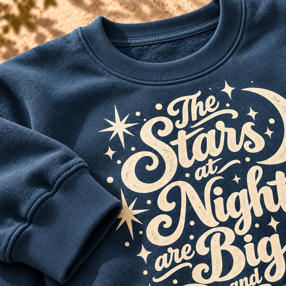 Stars at Night Texas Sweatshirt — The Outpost Graphics product image
