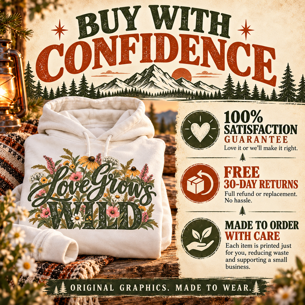 Love Grows Wild Hoodie — The Outpost Graphics product image