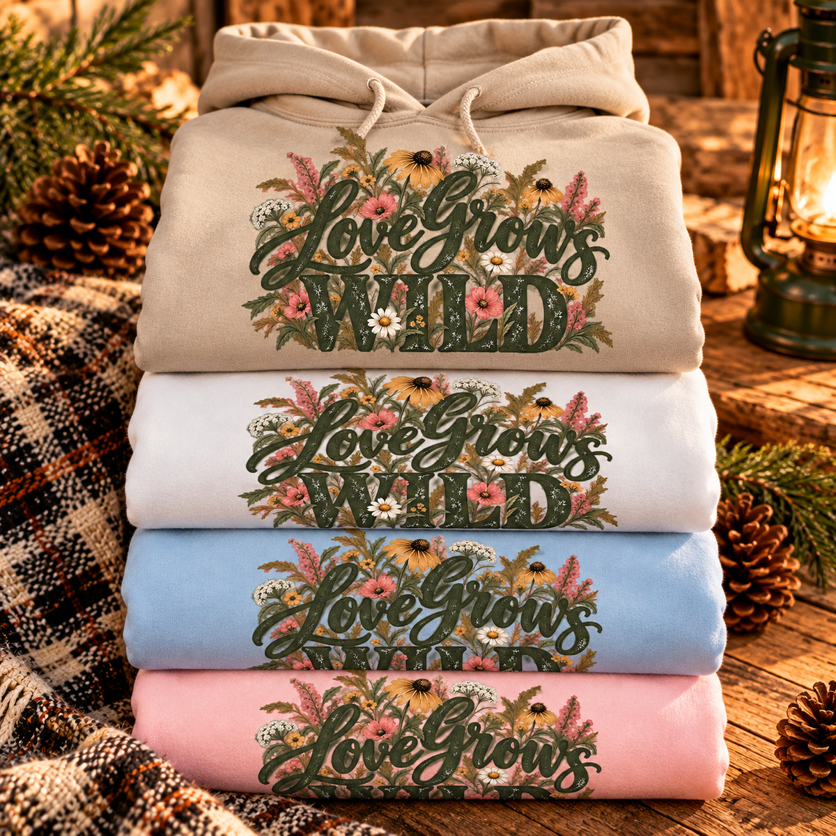 Love Grows Wild Hoodie — The Outpost Graphics product image