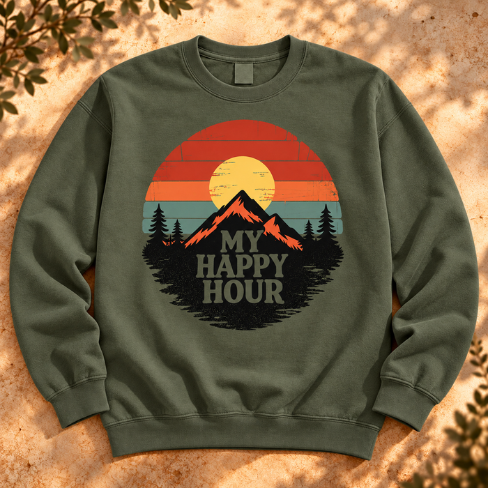 My Happy Hour Sunset Sweatshirt