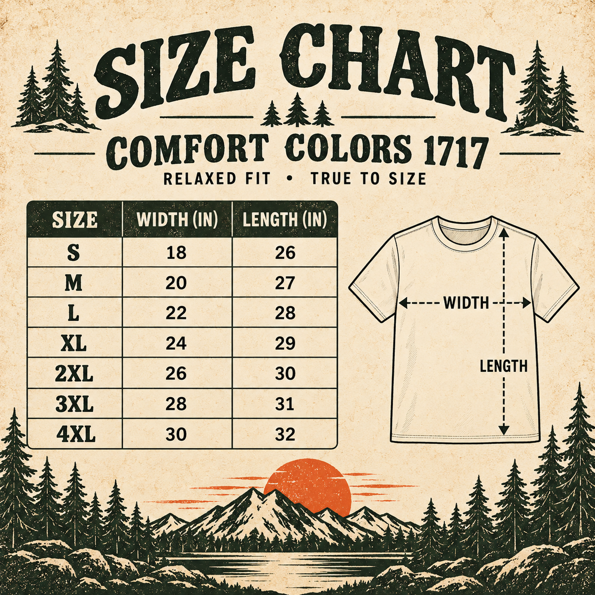 Stay Awhile Campfire T-Shirt — The Outpost Graphics product image