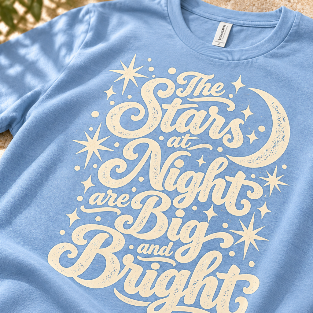 Stars at Night Texas T-Shirt — The Outpost Graphics product image