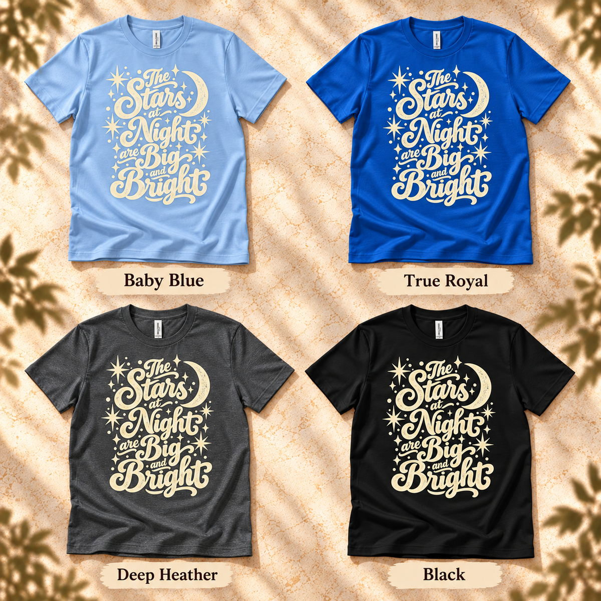 Stars at Night Texas T-Shirt — The Outpost Graphics product image