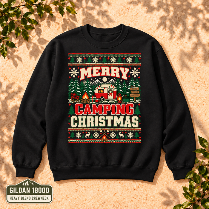 Merry Camping Christmas Sweatshirt