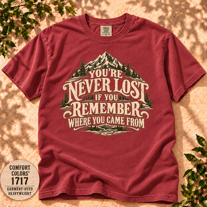 You're Never Lost Mountain T-Shirt