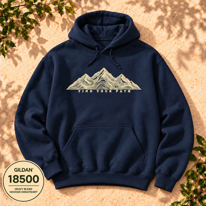 Find Your Path Mountain Hoodie