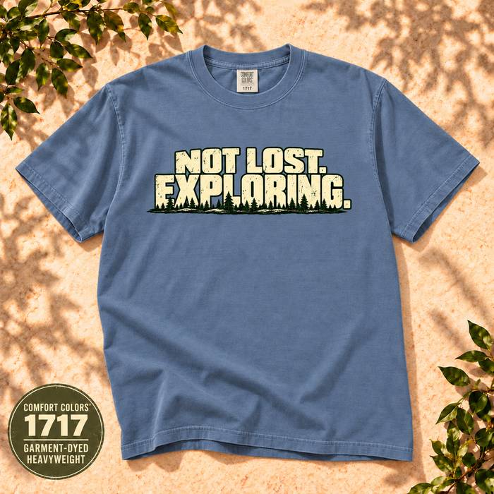 Not Lost. Exploring. T-Shirt