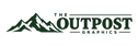 The Outpost Graphics mountain logo